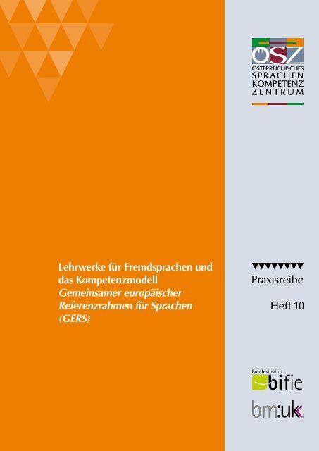 Lehrwerke fÃ¼r Fremdsprachen und das Kompetenzmodell GERS