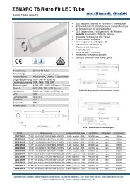 ZENARO T8 Retro Fit LED Tube - oettlitronic