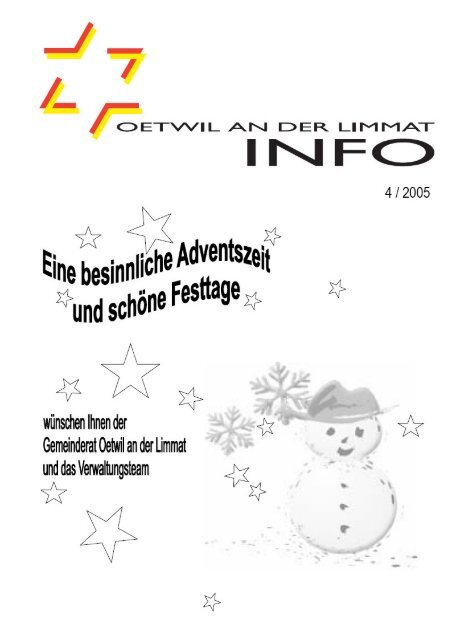 Ausgabe 4/2005 - Oetwil an der Limmat