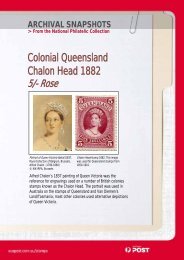 Colonial Queensland Chalon Head 1882 - Australia Post