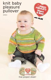 knit baby pleasure pullover - Coats & Clark