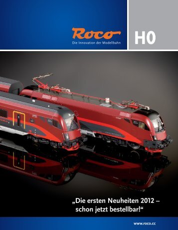 Roco Vorab-Neuheiten 2012 - Modellbahnshop Sebnitz