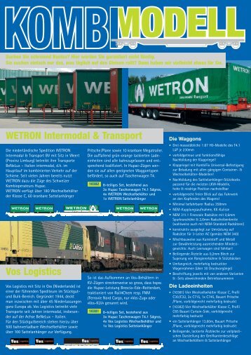 Flyer Wetron/Vos - EYRO Modellbahn GmbH