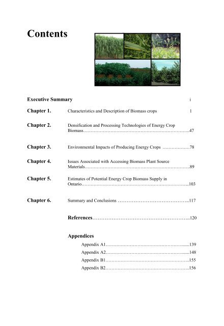 Report on Literature Review of Agronomic Practices for Energy Crop ...