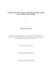 Global Musical Tempo Transformations using Case Based ... - OFAI