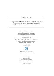 Computational Models of Music Similarity and their ... - OFAI