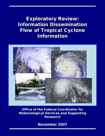 Exploratory Review: Information Dissemination Flow of Tropical ...