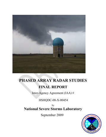 PHASED ARRAY RADAR STUDIES