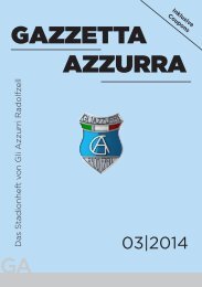 GAZZETTA AZZURRA 03.2014