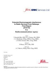 Potential electromagnetic interference to radio services from - Ofcom