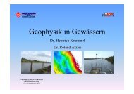 13 Geophysik in GewÃ¤ssern - OFD Hannover