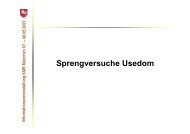 Sprengversuche Usedom - OFD Hannover