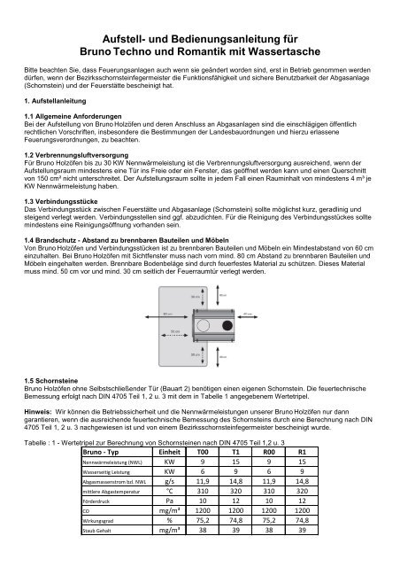 Bedienungsanleitung Ofen - ofenseite.com