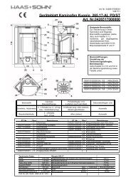 GerÃ¤teblatt Kaminofen Kuopio 265.17-AL PD/ST Art ... - ofenseite.com