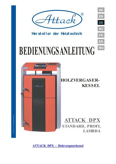 Bedienungsanleitung Holzvergaserkessel - ofenseite.com