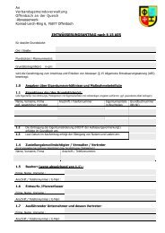 Entwässerungsantrag - Verbandsgemeinde Offenbach an der Queich