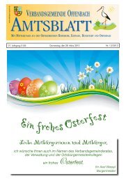 Ein frohes Osterf - Verbandsgemeinde Offenbach an der Queich