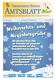 Weihnachts - Verbandsgemeinde Offenbach an der Queich