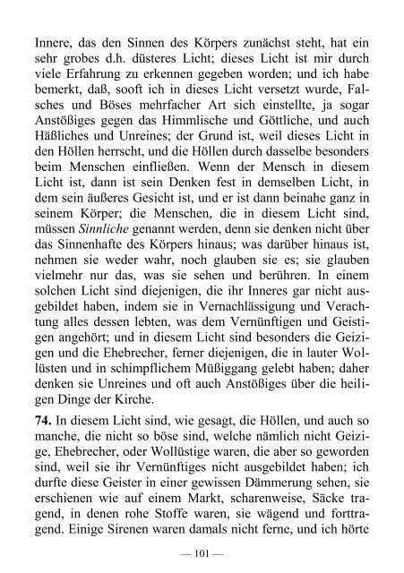 Der Verkehr zwischen Seele und Leib - Offenbarung