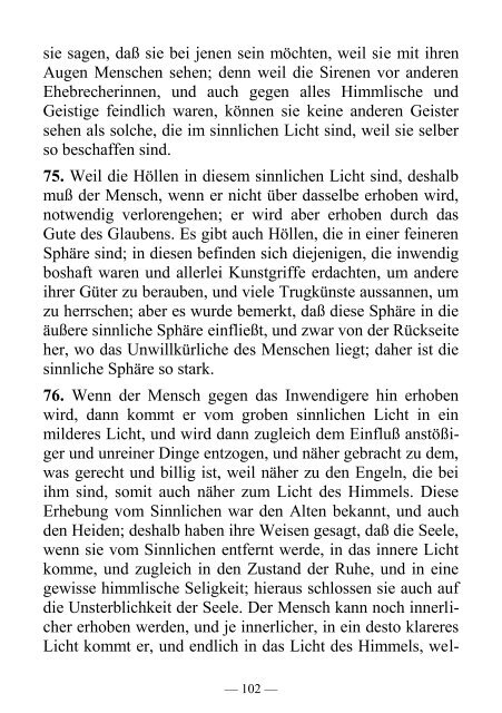 Der Verkehr zwischen Seele und Leib - Offenbarung