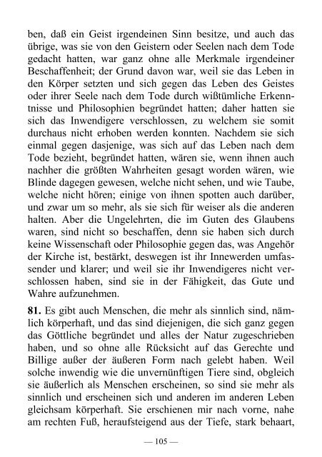 Der Verkehr zwischen Seele und Leib - Offenbarung