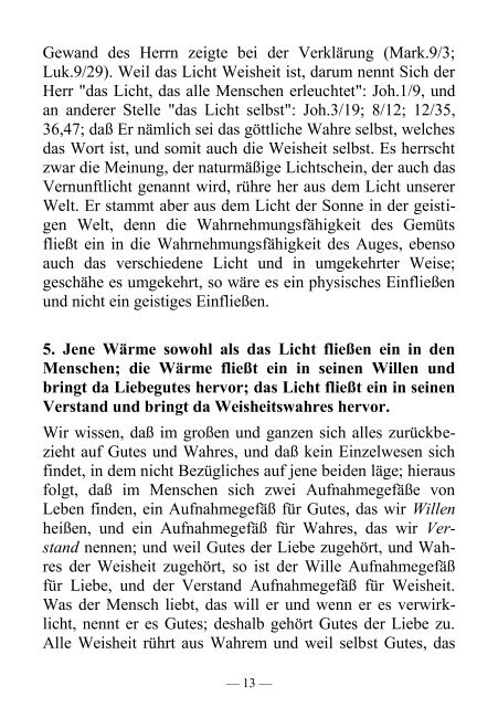 Der Verkehr zwischen Seele und Leib - Offenbarung