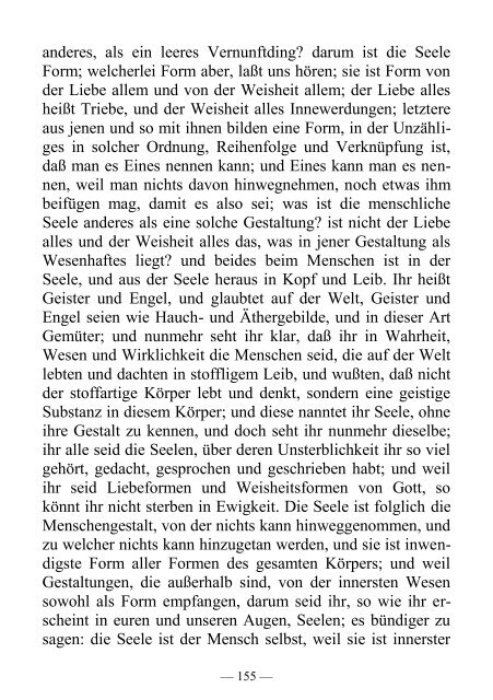 Der Verkehr zwischen Seele und Leib - Offenbarung