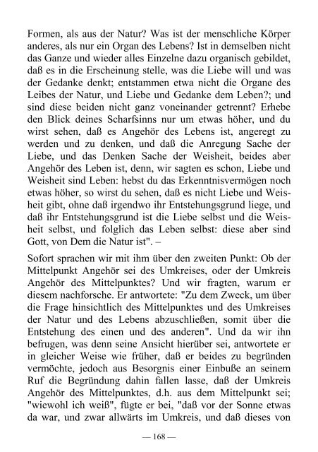 Der Verkehr zwischen Seele und Leib - Offenbarung