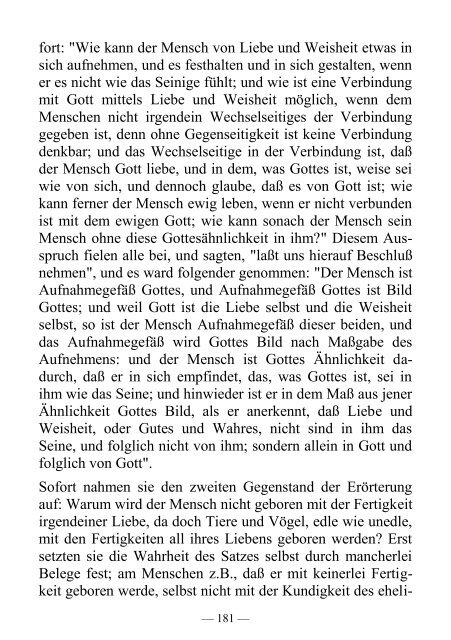 Der Verkehr zwischen Seele und Leib - Offenbarung