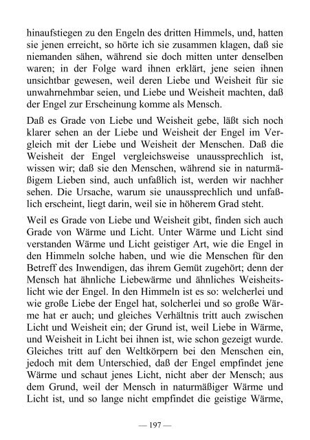 Der Verkehr zwischen Seele und Leib - Offenbarung