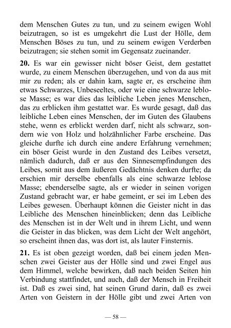 Der Verkehr zwischen Seele und Leib - Offenbarung