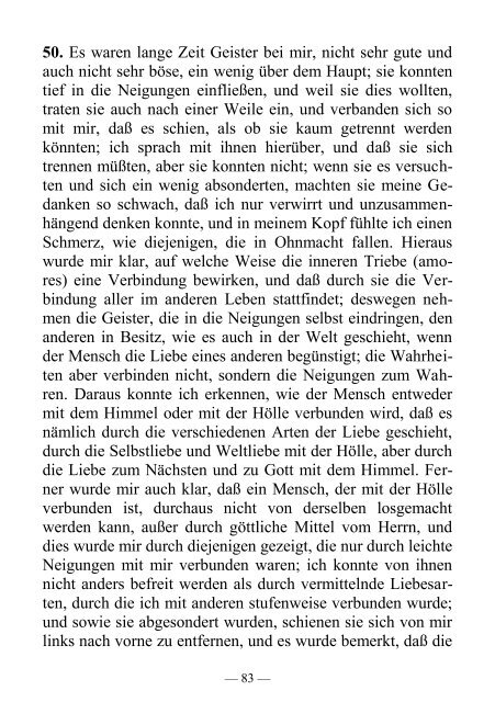 Der Verkehr zwischen Seele und Leib - Offenbarung