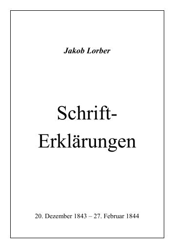 SchrifterklÃ¤rungen - Offenbarung