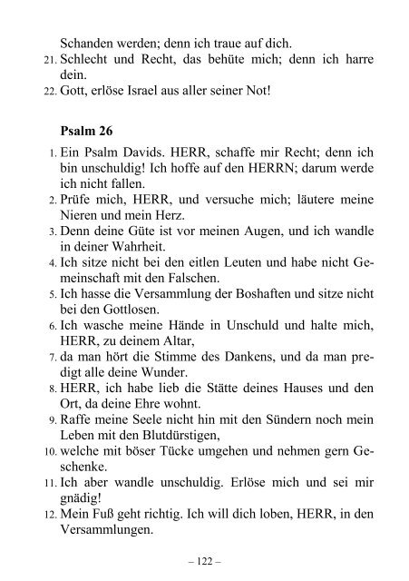 Die Lehrweisheit und Psalmen - Offenbarung