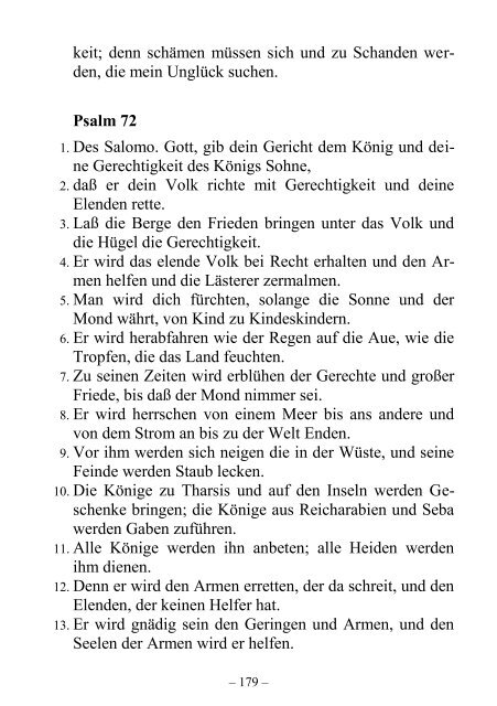 Die Lehrweisheit und Psalmen - Offenbarung