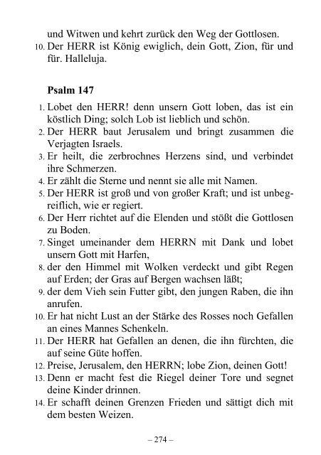 Die Lehrweisheit und Psalmen - Offenbarung