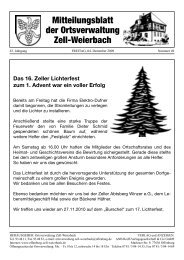 Mitteilungsblatt Zell-W kw49-09.pdf - Zell-Weierbach