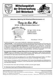 Mitteilungsblatt Zell-W kw18-09.pdf - Zell-Weierbach