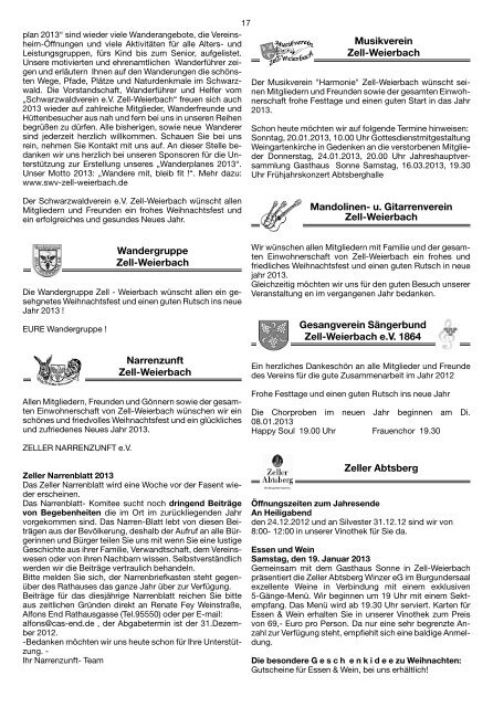 Mitteilungsblatt kw 51-2012.pdf - Zell-Weierbach