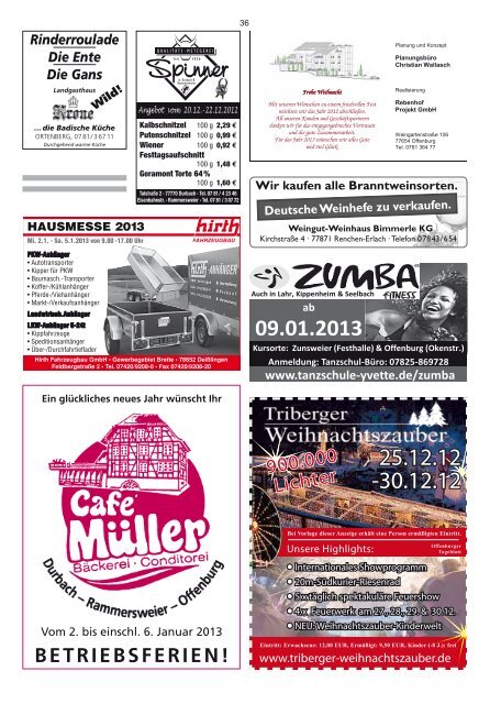 Mitteilungsblatt kw 51-2012.pdf - Zell-Weierbach