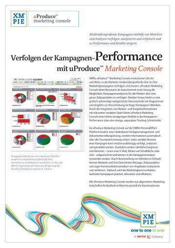 Verfolgen der Kampagnen-Performance mit uProduce ... - Xerox