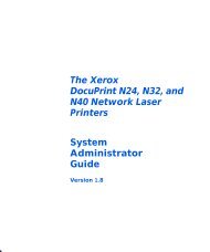 System Admin. Guide - Xerox