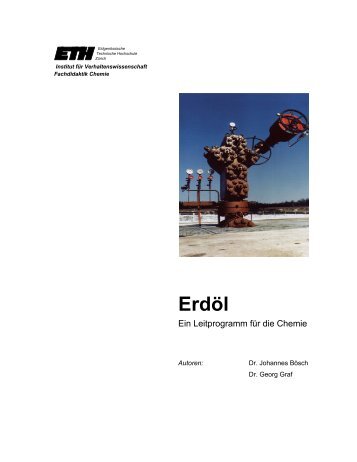 Erdöl - ETH Zürich