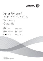 Xerox Phaser 3140/3155/3160 Warranty (PDF, 1 MB)