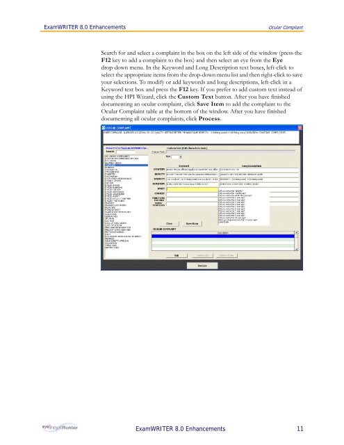 ExamWRITER 8.0 Enhancements - OfficeMate Software Solutions