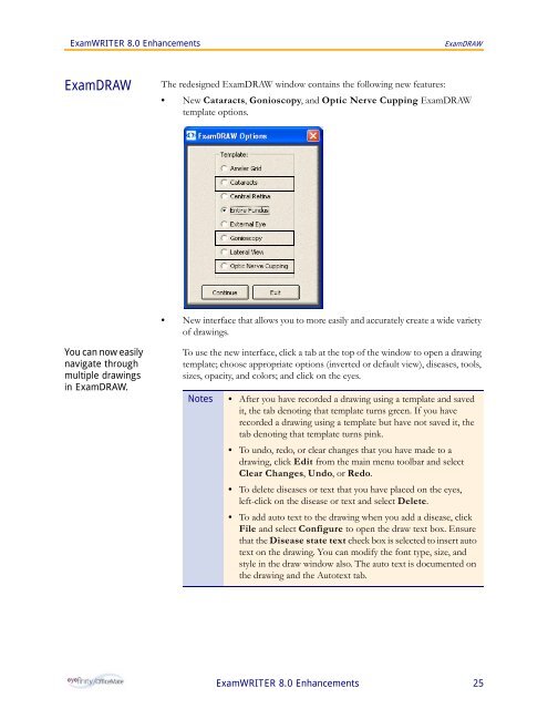 ExamWRITER 8.0 Enhancements - OfficeMate Software Solutions