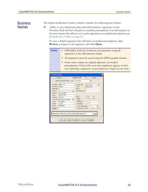 ExamWRITER 8.0 Enhancements - OfficeMate Software Solutions