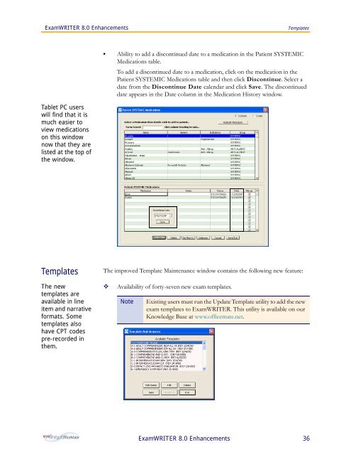 ExamWRITER 8.0 Enhancements - OfficeMate Software Solutions