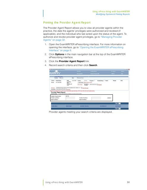 Using ePrescribing with ExamWRITER