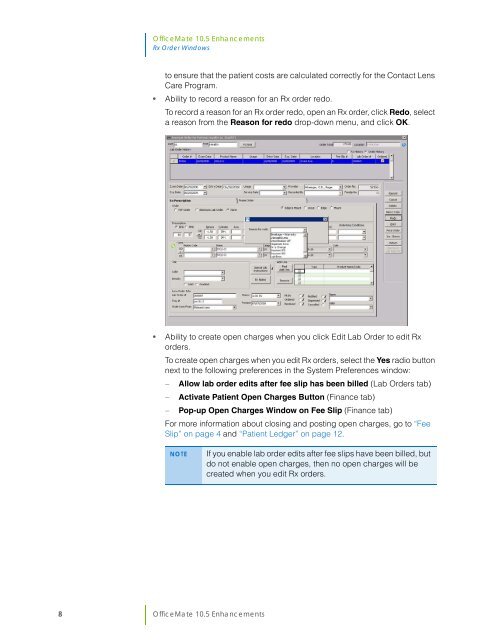 OfficeMate 10.5 Enhancements